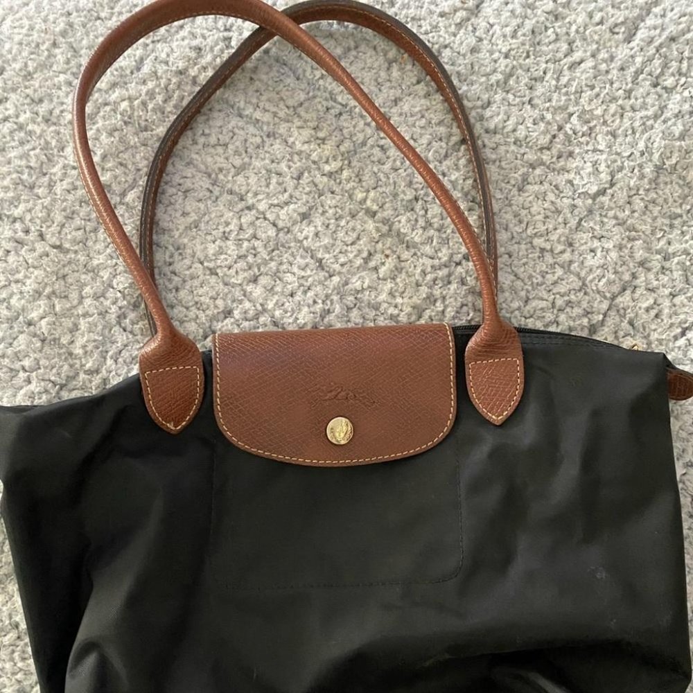 Authentic LONGCHAMP Le Pliage Small Black Tote - Picture 7 of 8